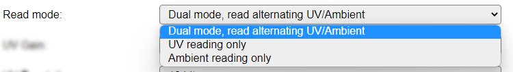 Read mode options